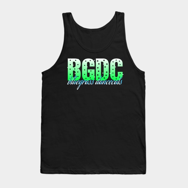 BGDC Star Logo (Green & Blue) Tank Top by BGDC